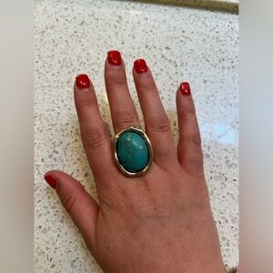 Free People Jade Ring Size 8.5